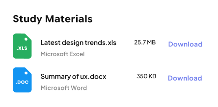 Study Materials